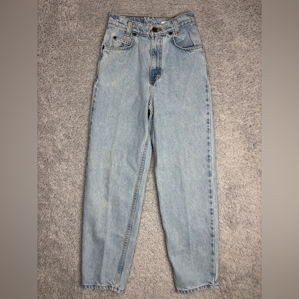 Levi's Jeans Boys 14 550 Vintage Light Wash Orange Tab Classic Cotton Casual